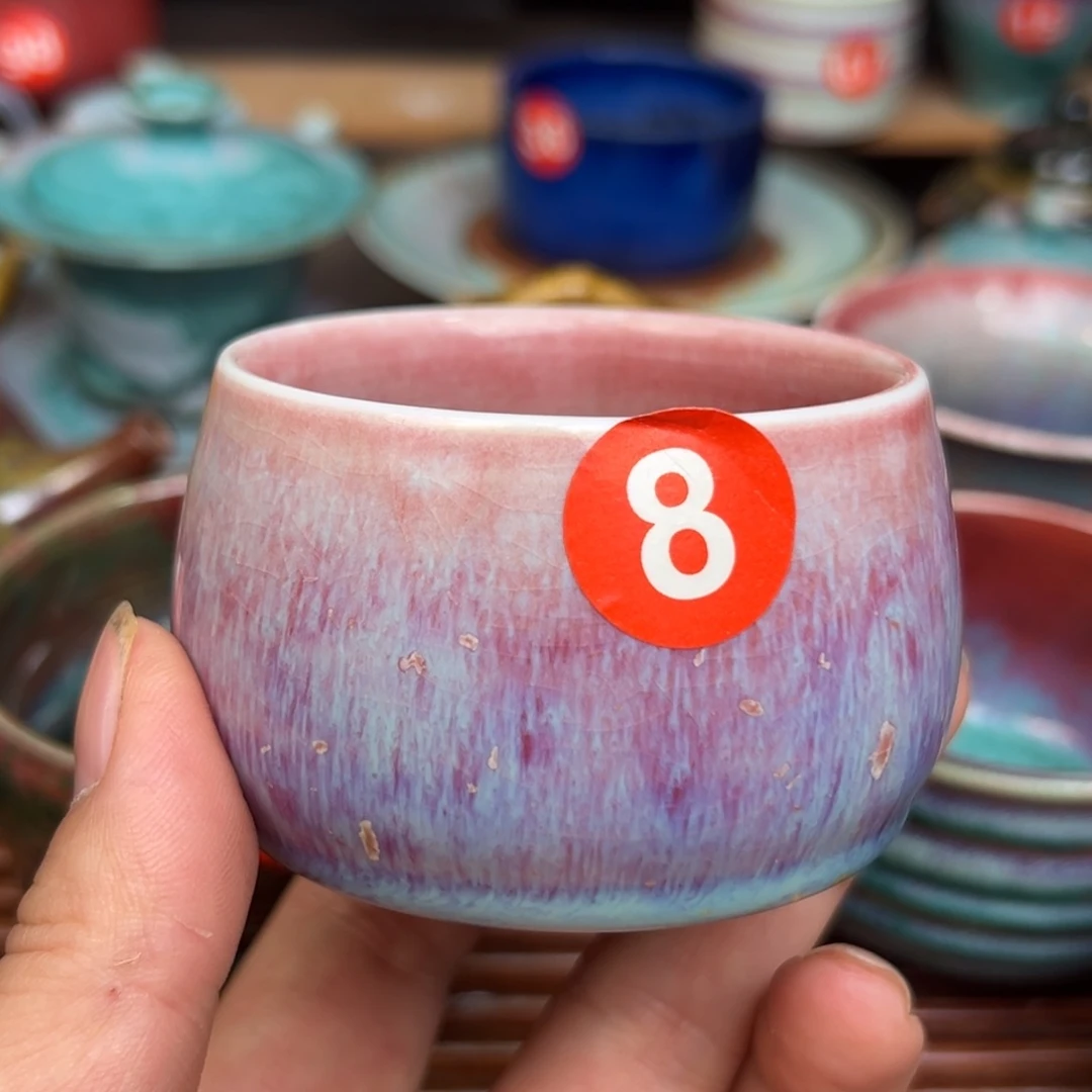 手工制作钧窑茶器