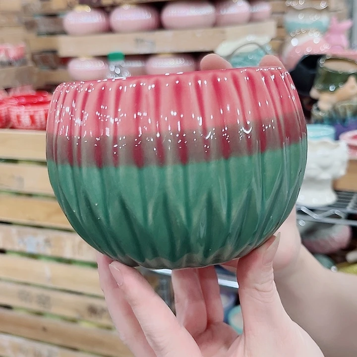 有孔.凑单10元陶瓷花盆发货！