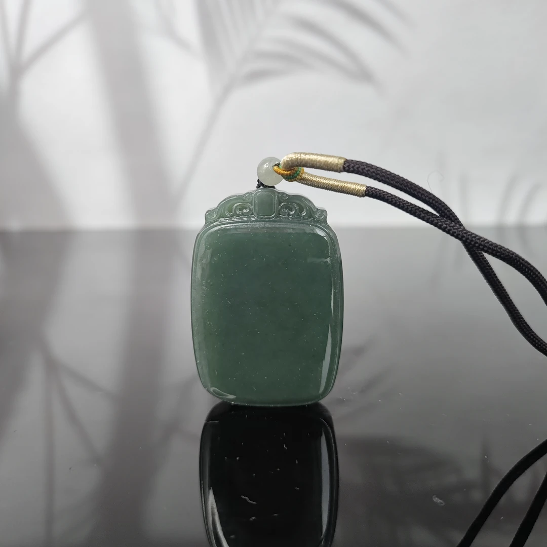 T和田玉无事牌吊坠0048