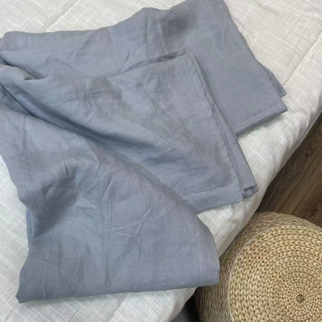｛Hemp｝蓝色净版床单