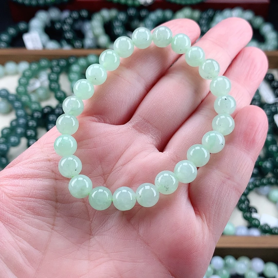 翡翠未镶嵌毛衣链