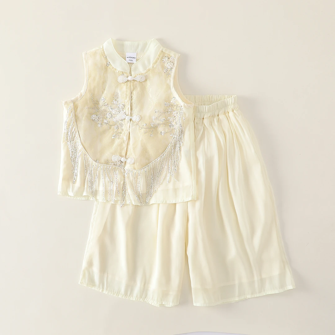 【皇室童缘】2025夏季女童时尚新中式国风亭亭玉立套装17630578034