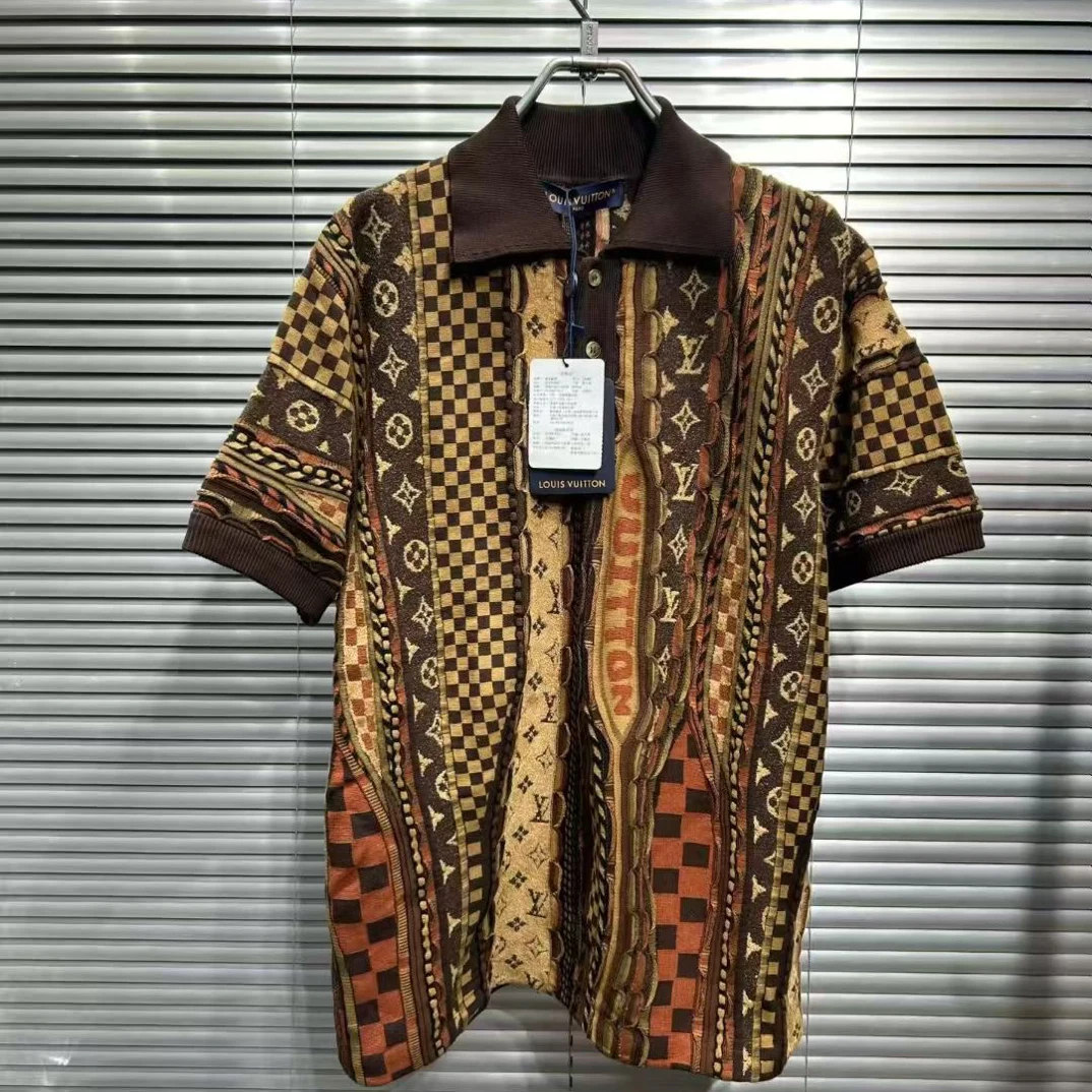 未使用 LouisVuitton/路易威登 nigo3.0民族风系列针织polo衫/m码