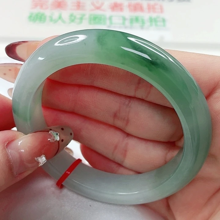 翡翠未镶嵌手镯53.8x601