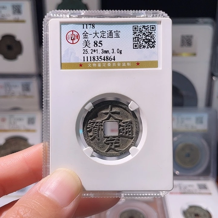 铜轩缘 大定通宝编号4864