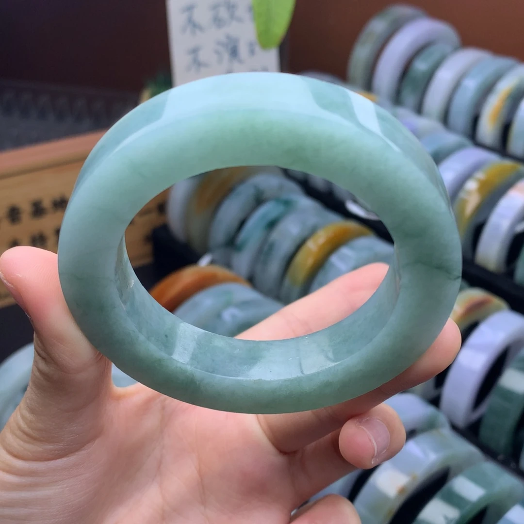 未镶嵌手镯定制翡翠定制不退不换