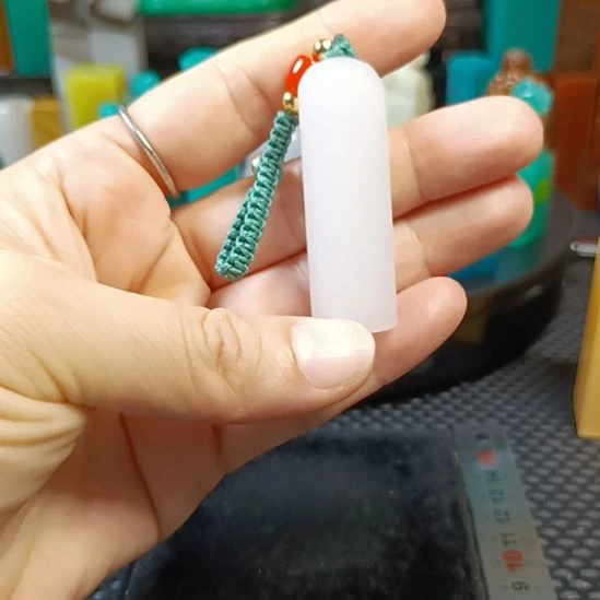 寿山石印石高山晶挂件