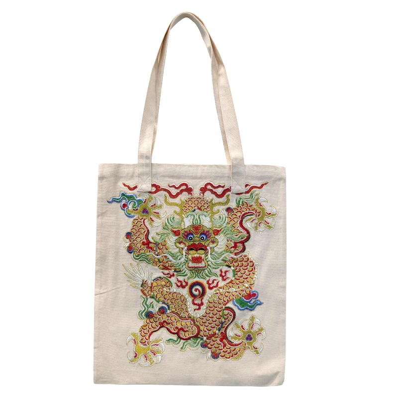 娑尔红龙刺绣手提包SI3OW03329