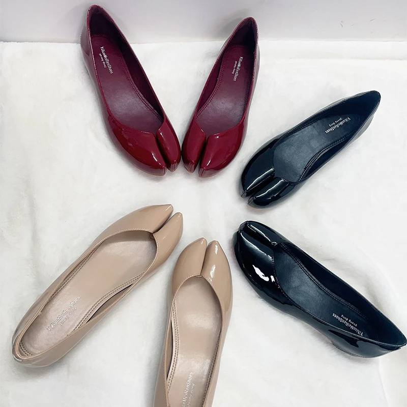 2025春夏新款时尚法式玛丽珍鞋优雅浅口平底一脚蹬内增高单鞋