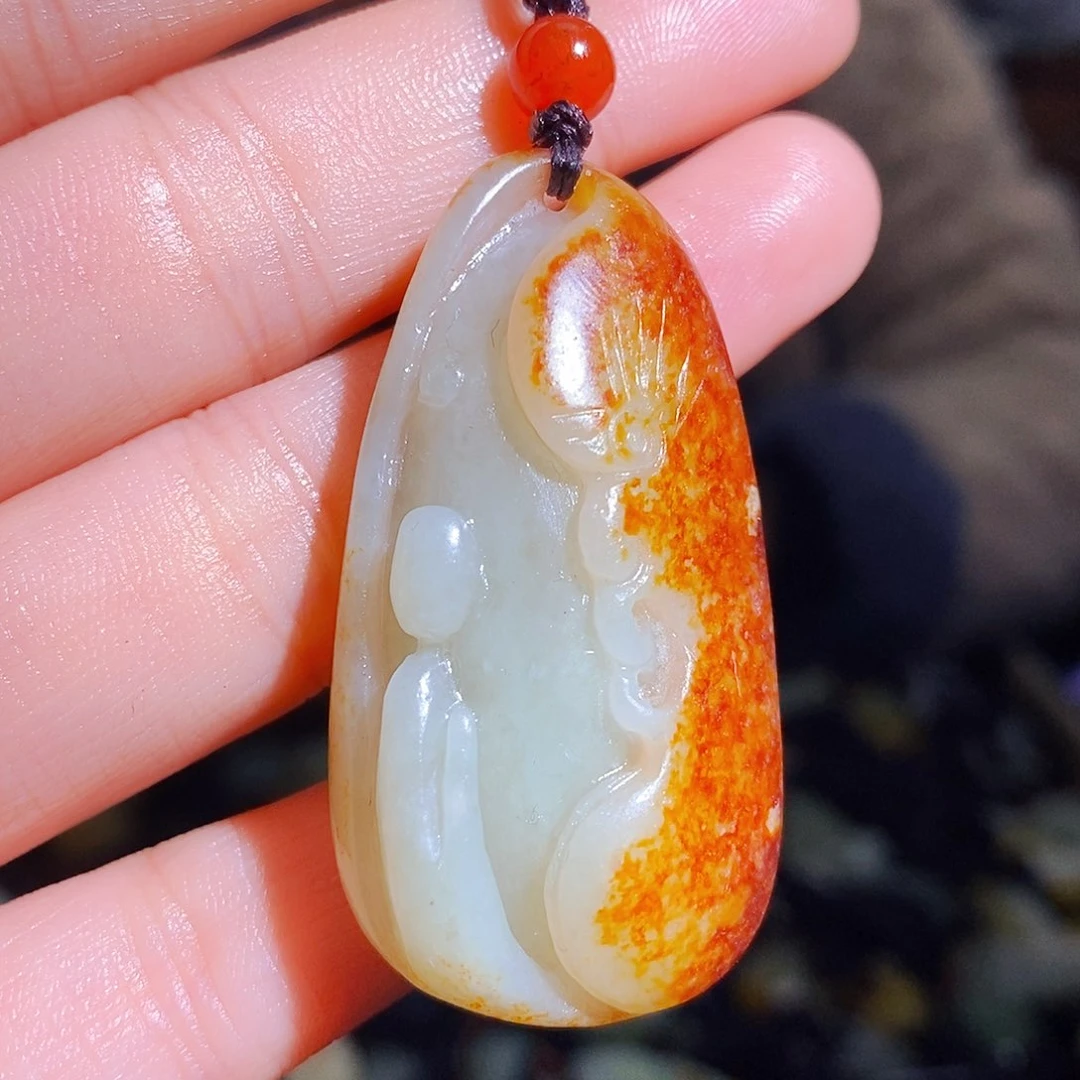 和田玉颈饰未镶嵌