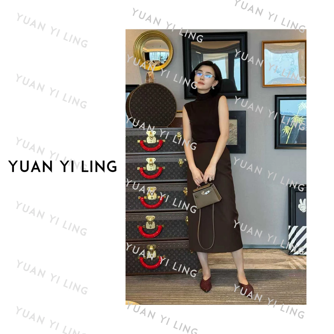 袁艺灵【极简】25秋冬精纺美利奴澳洲羊毛时尚百搭打底衫3089