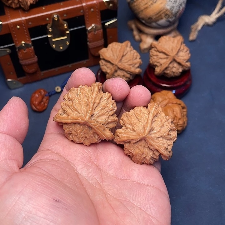 把件文玩核桃40盘山三棱019