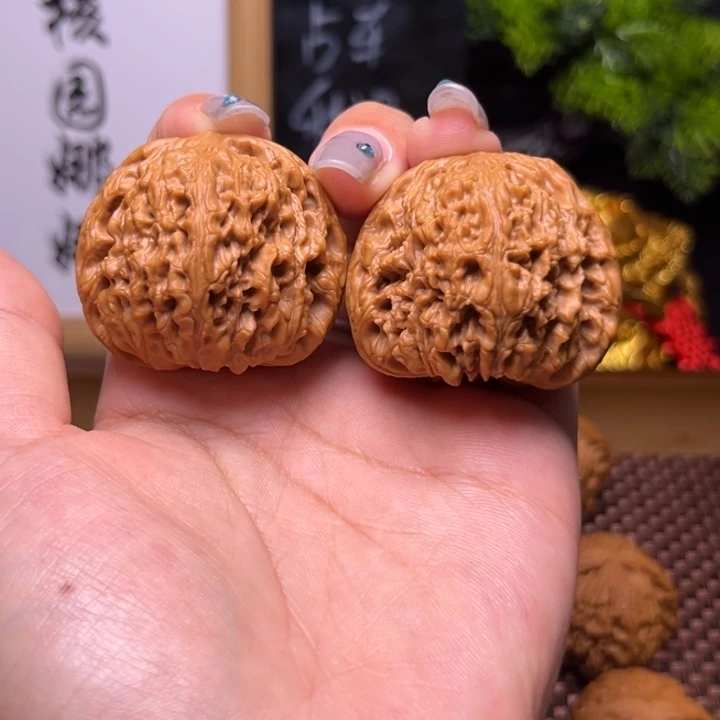 文玩核桃把件41尺南疆石32