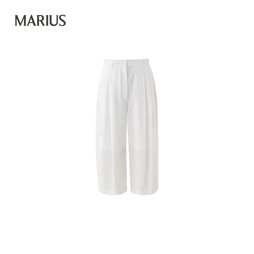 MARIUS“萝卜裤”时尚休闲夏季透气泡奶奶裤百搭简约宽松