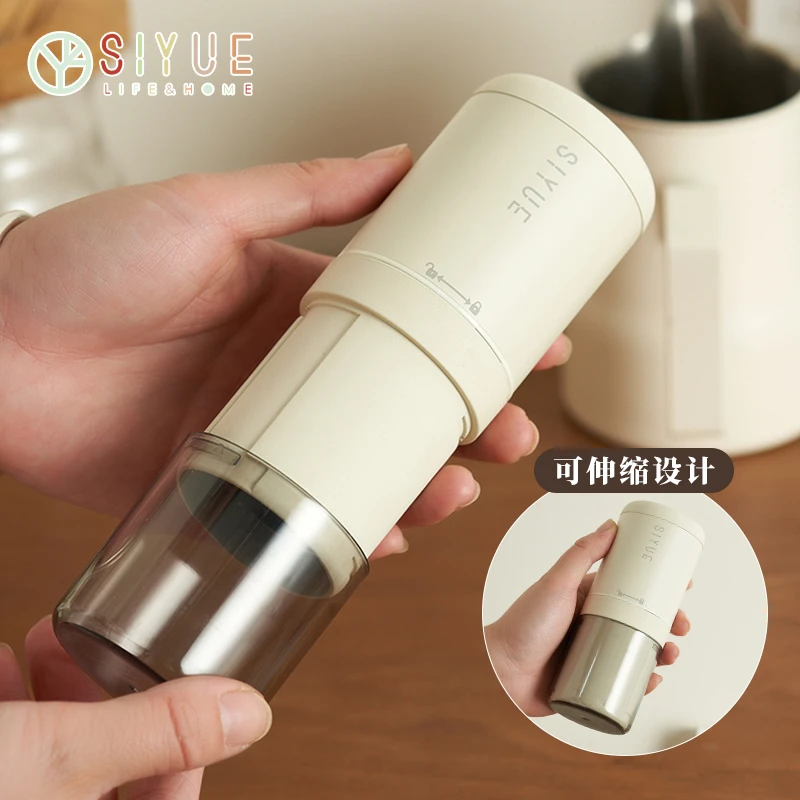 新疆西藏包邮电动磨豆机钢芯咖啡豆研磨机便携式手动手磨咖啡机小