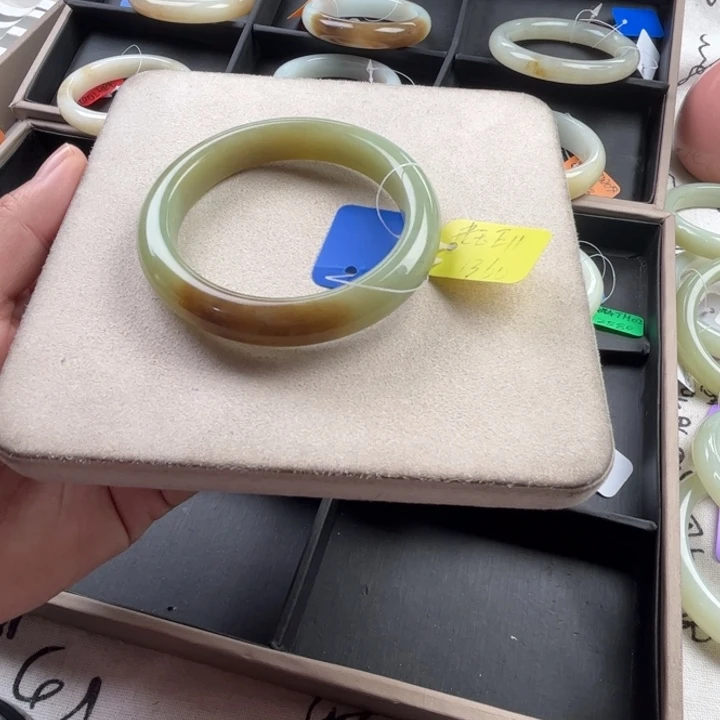 未镶嵌手镯和田玉玲珑美镯58.3