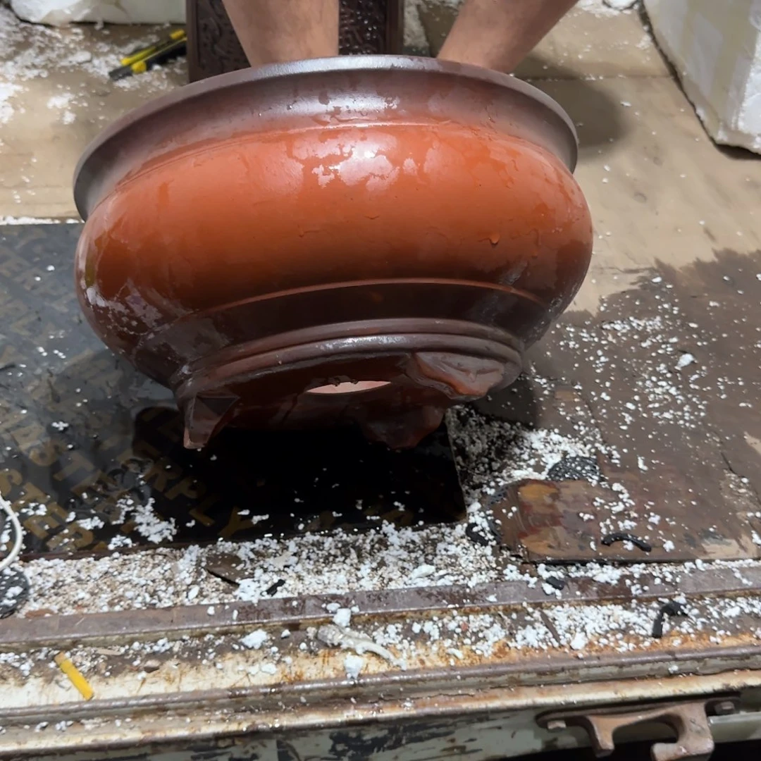 紫砂花盆口径30.15口径