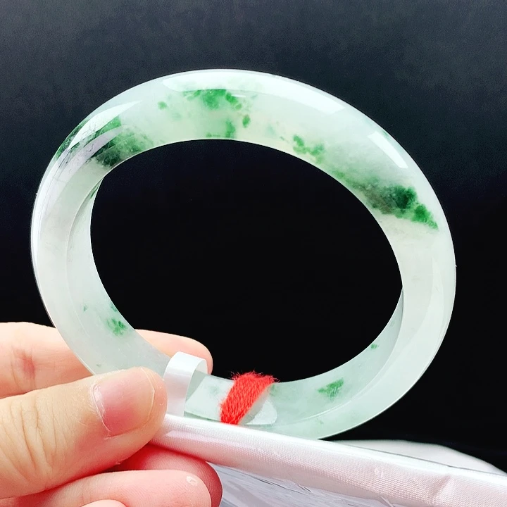 未镶嵌手镯翡翠56圈