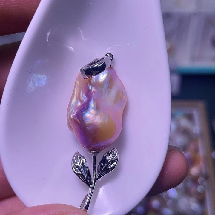 合金颈饰淡水珍珠59