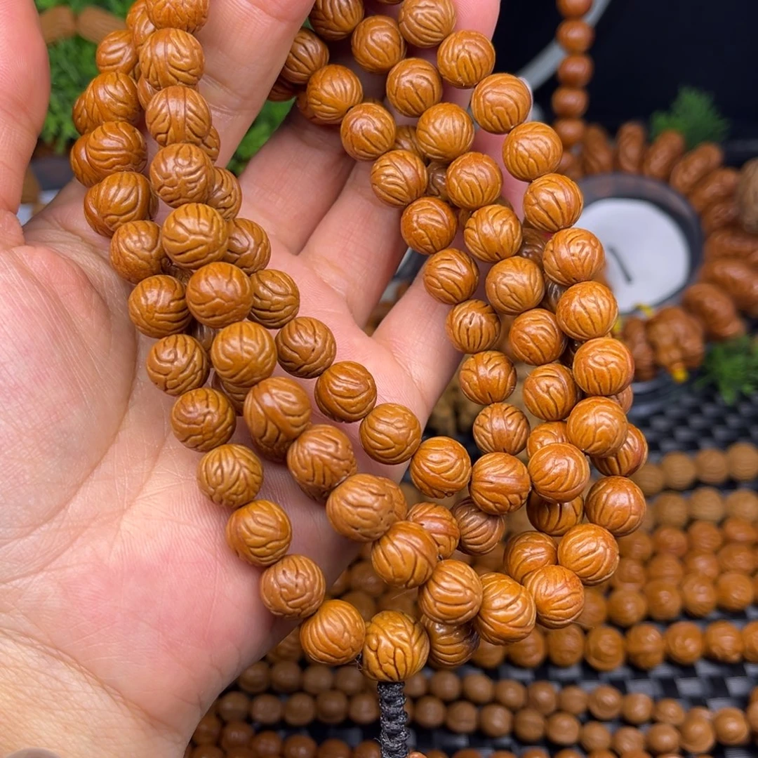 吊坠文玩核桃小脑纹108脖挂10尺寸