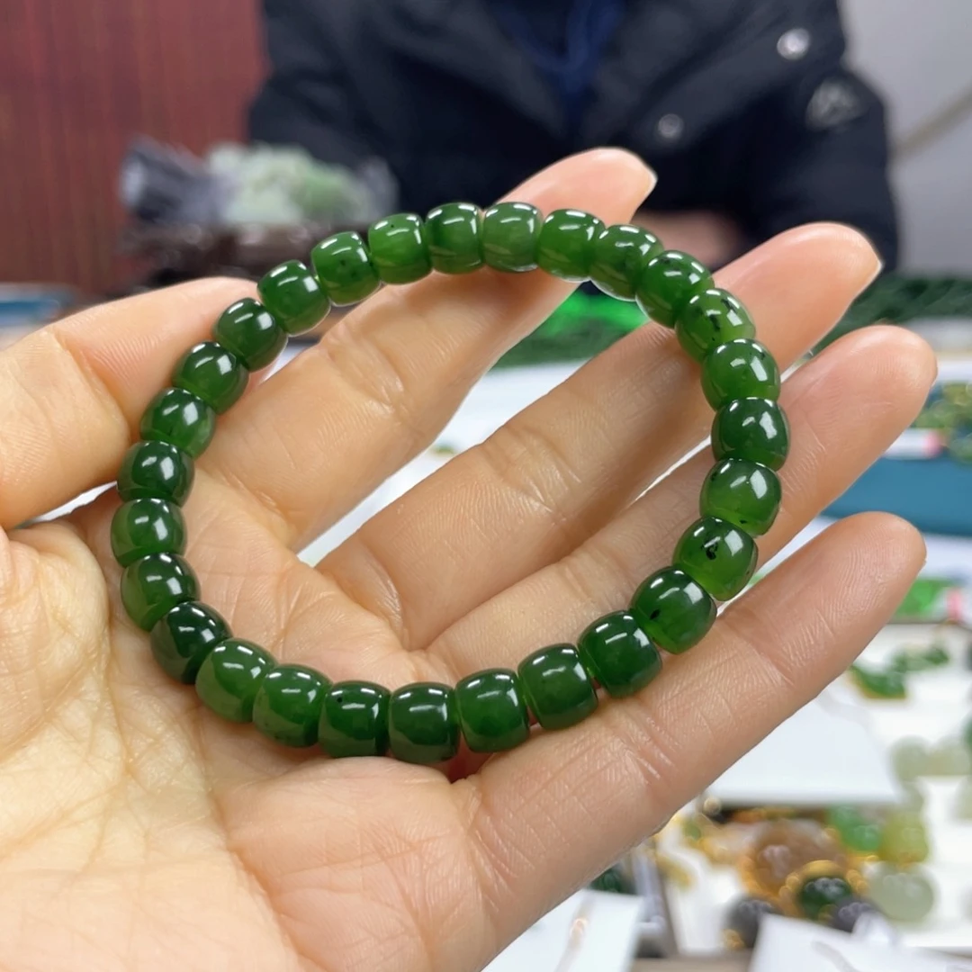 和田玉手串未镶嵌