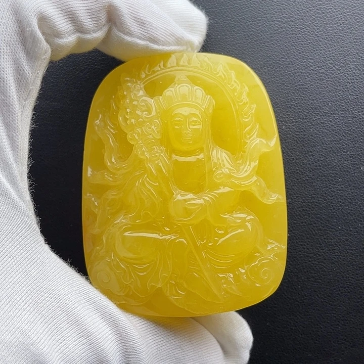 琥珀颈饰未镶嵌天然琥珀蜜蜡