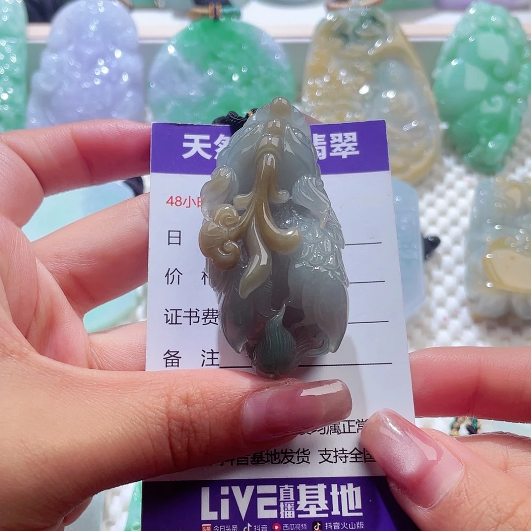 颈饰未镶嵌翡翠貔貅