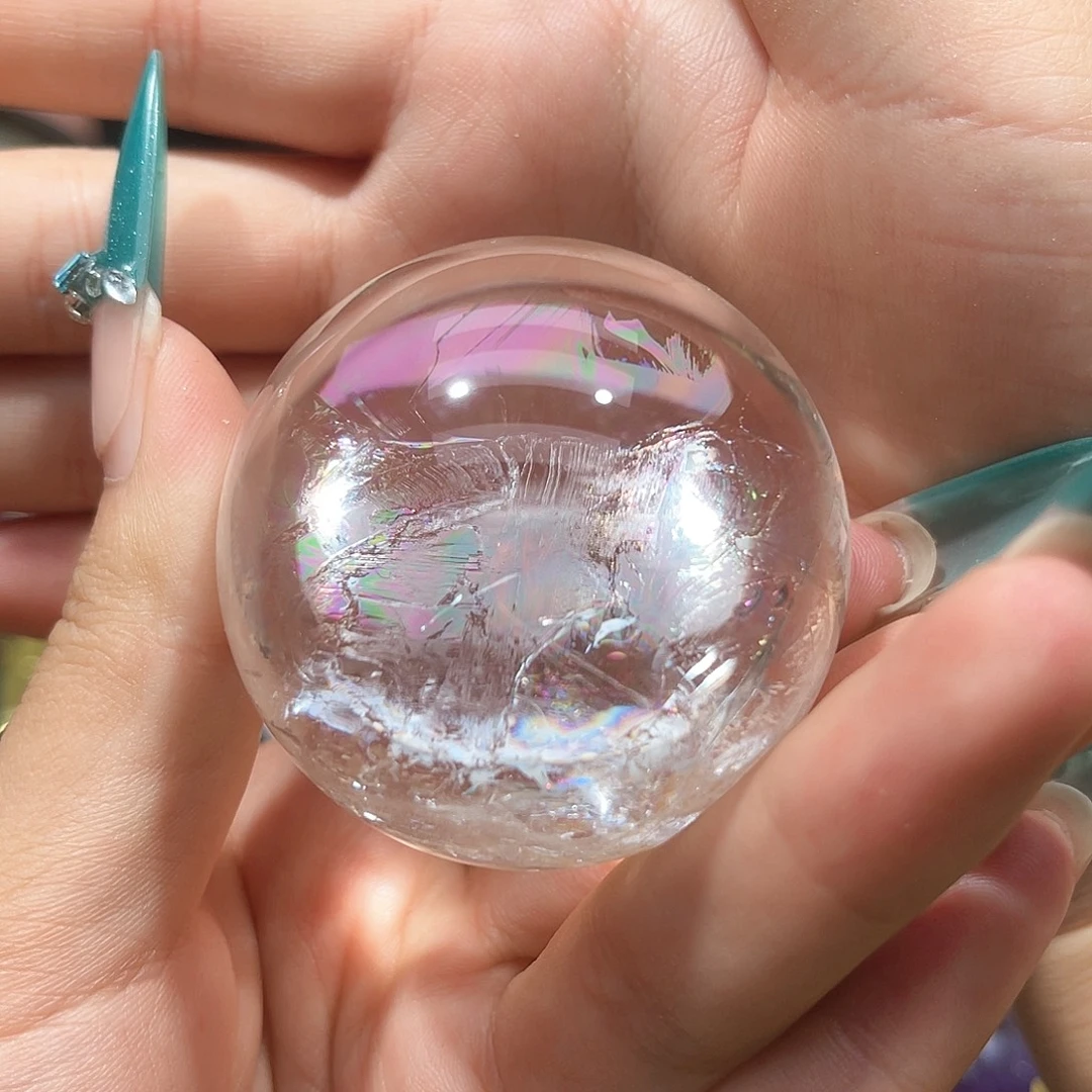 珠宝半成品水晶未镶嵌微瑕5.0