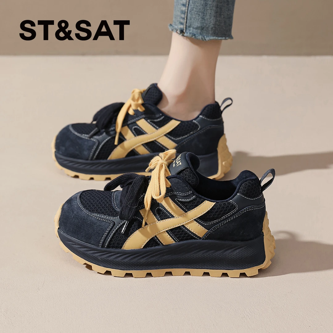 星期六复古阿甘鞋女士2025新款配裙子德训鞋低跟冬季ins休闲棉鞋