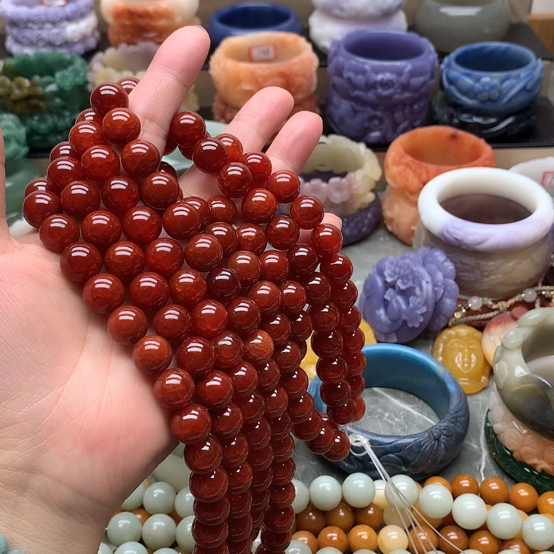 毛衣链未镶嵌石英质玉