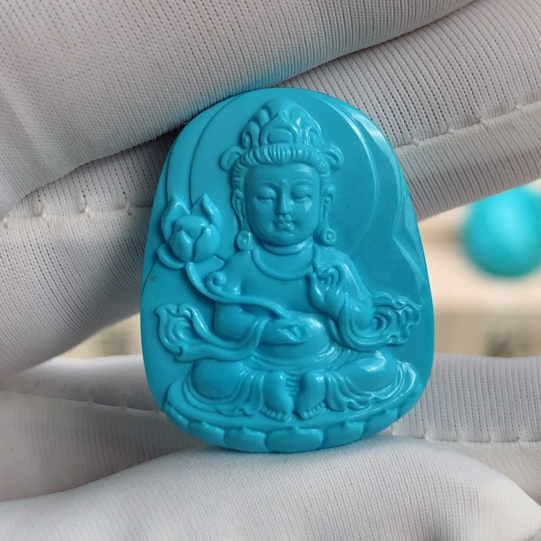 绿松石挂件未镶嵌