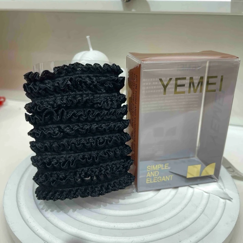 【小魏总珠宝】花边发圈（6根）