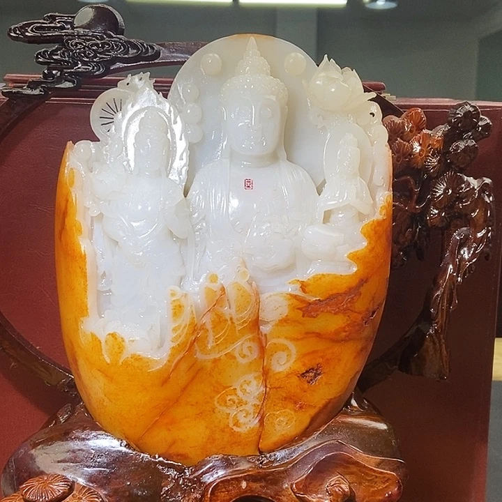 和田玉未镶嵌颈饰HX