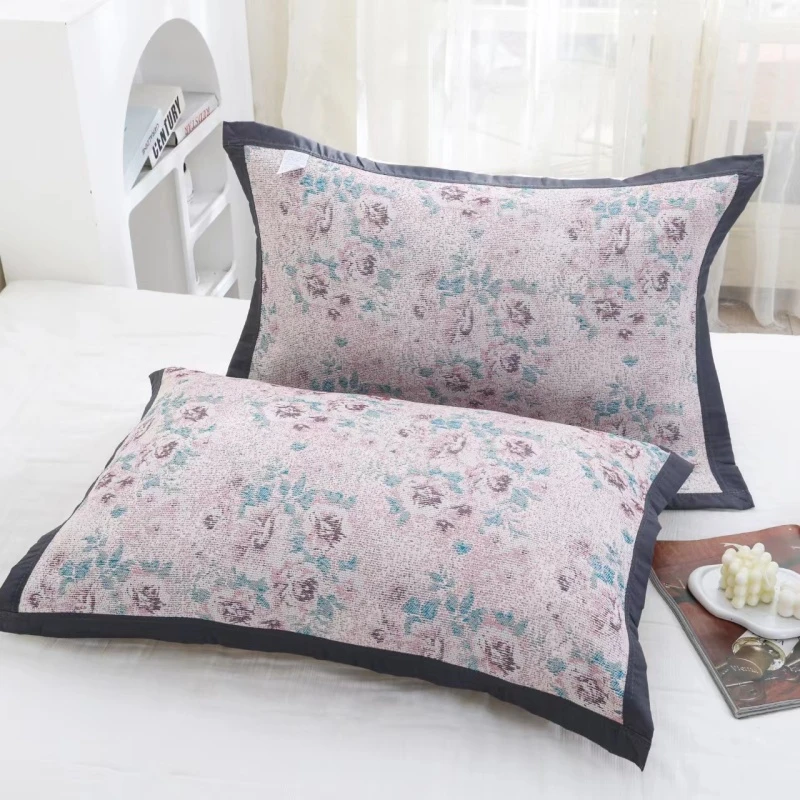 [春暖花开] 52*78cm高端精梳棉汉麻枕巾