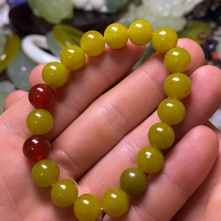 岫玉未镶嵌岫玉颈饰