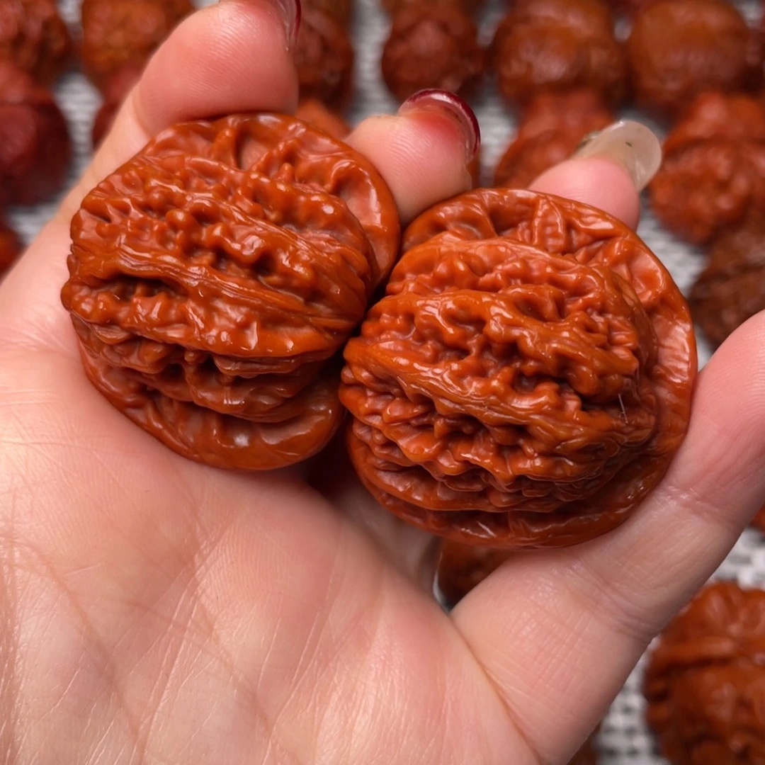 桃核吊坠文玩核桃 手把件 四座楼 39