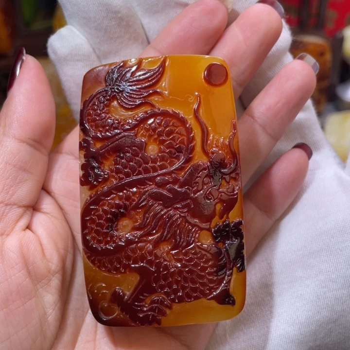 琥珀吊坠(不含链)未镶嵌