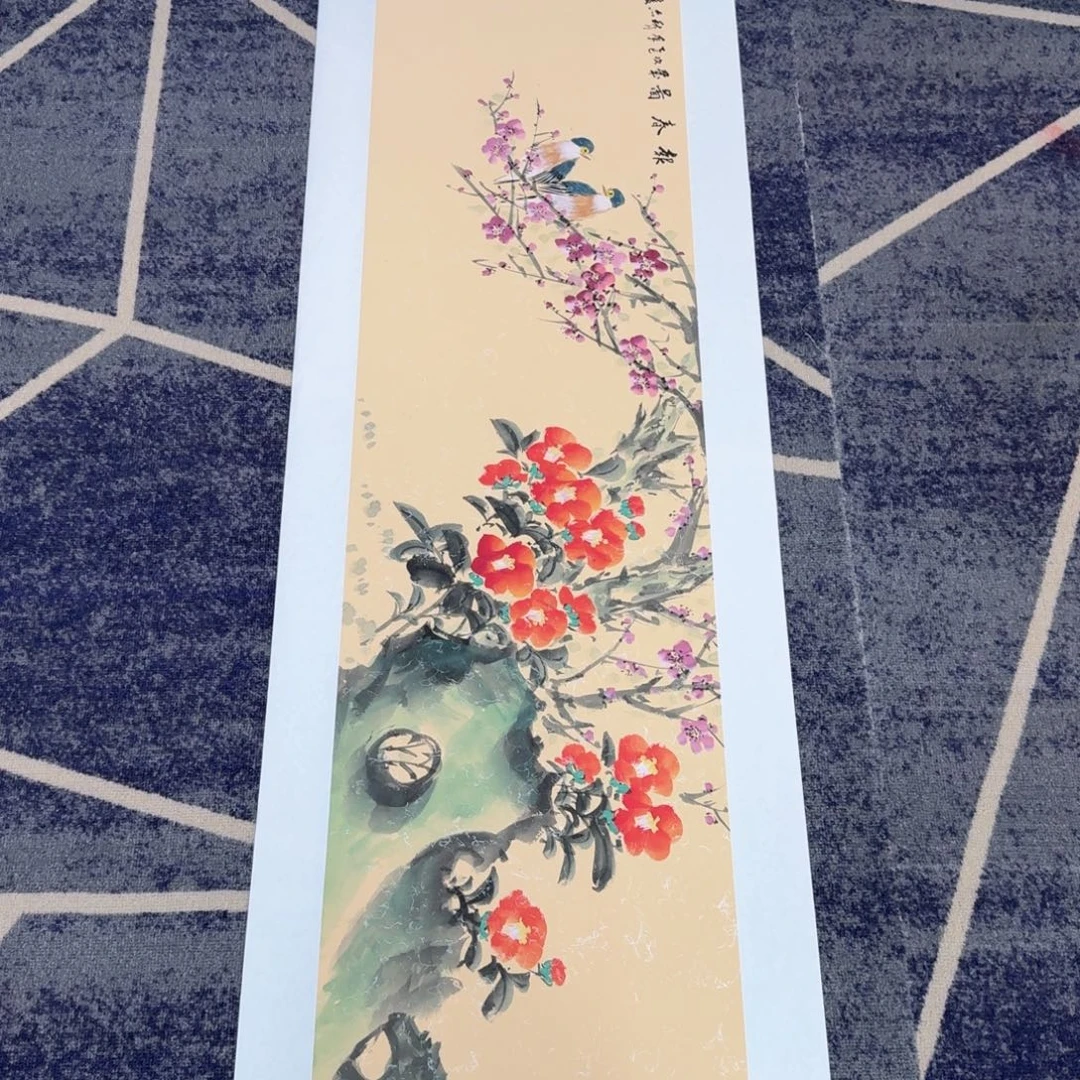 国画国画作品山水花鸟