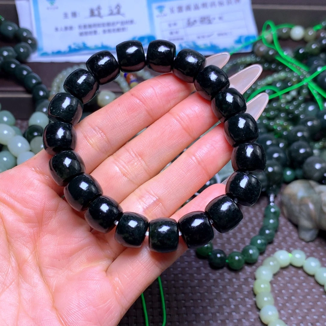 未镶嵌手串和田玉卡12