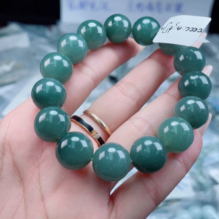 未镶嵌定制翡翠珠串