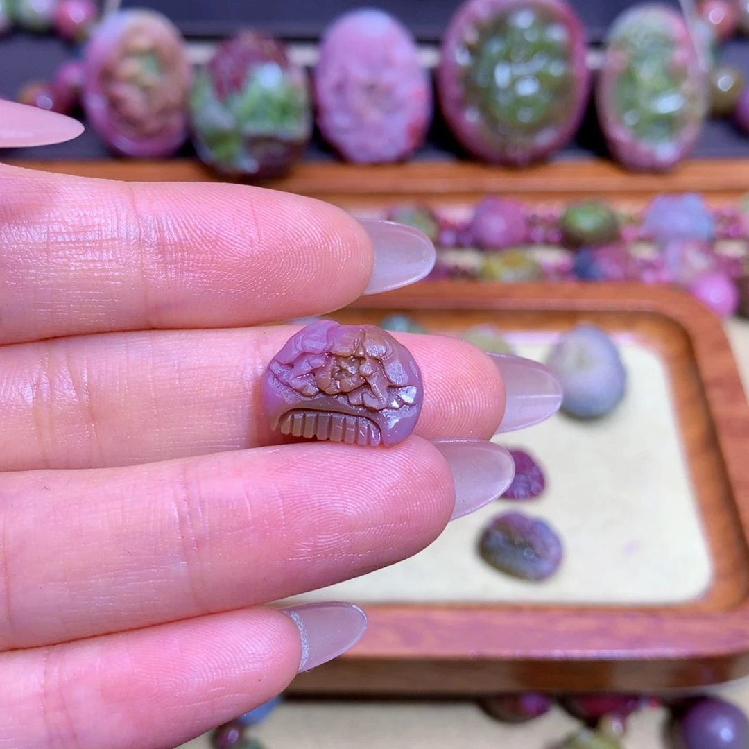 挂件玛瑙未镶嵌小****0盐源