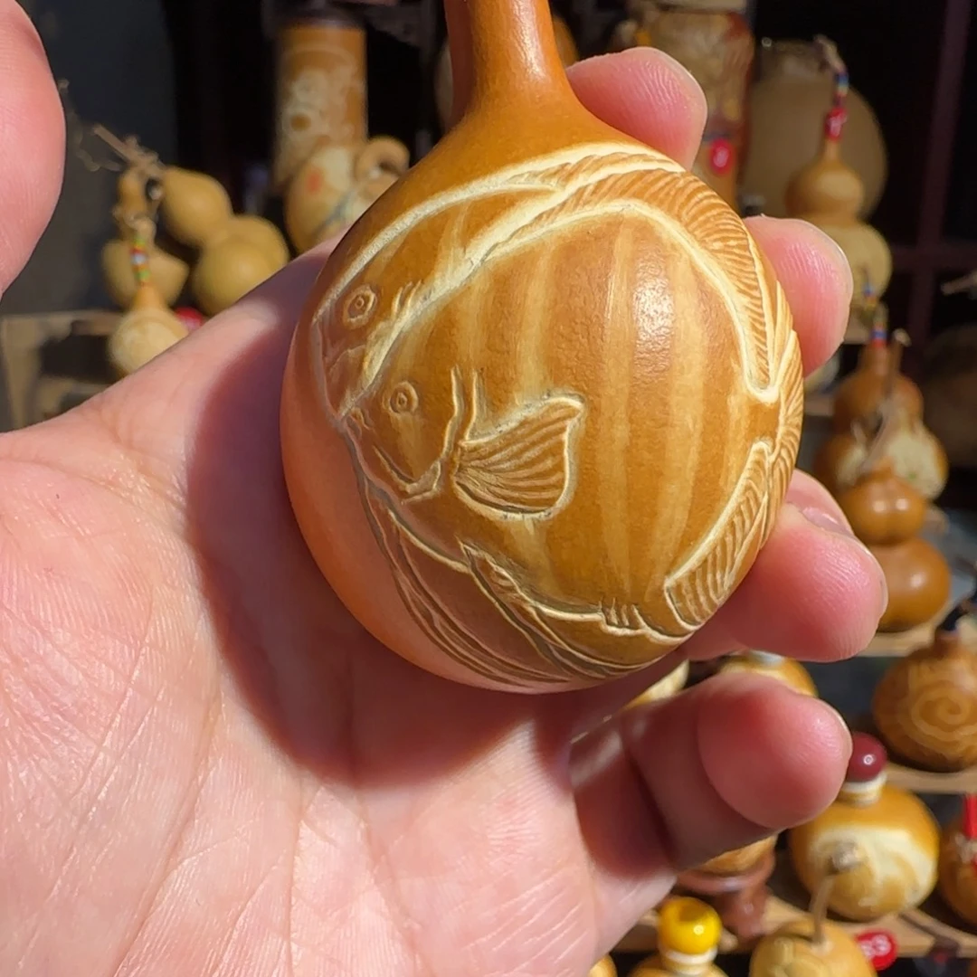 有机玻璃葫芦釉掉小鱼