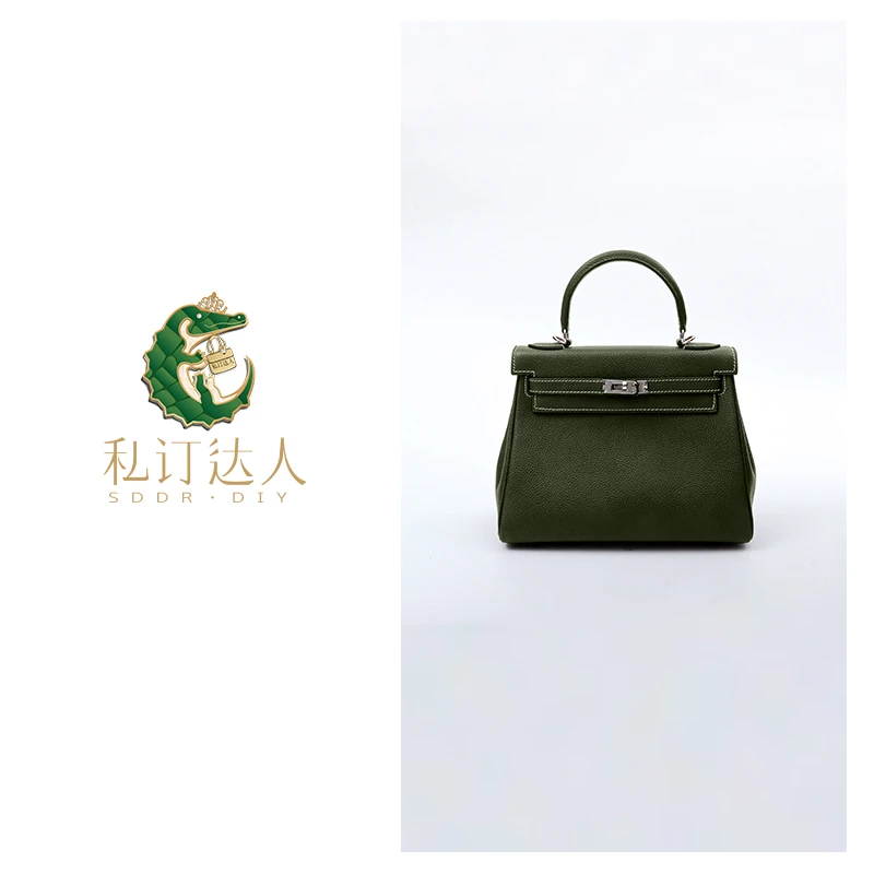 私订达人2025年新款雅丹时尚百搭牛皮女士斜挎包包