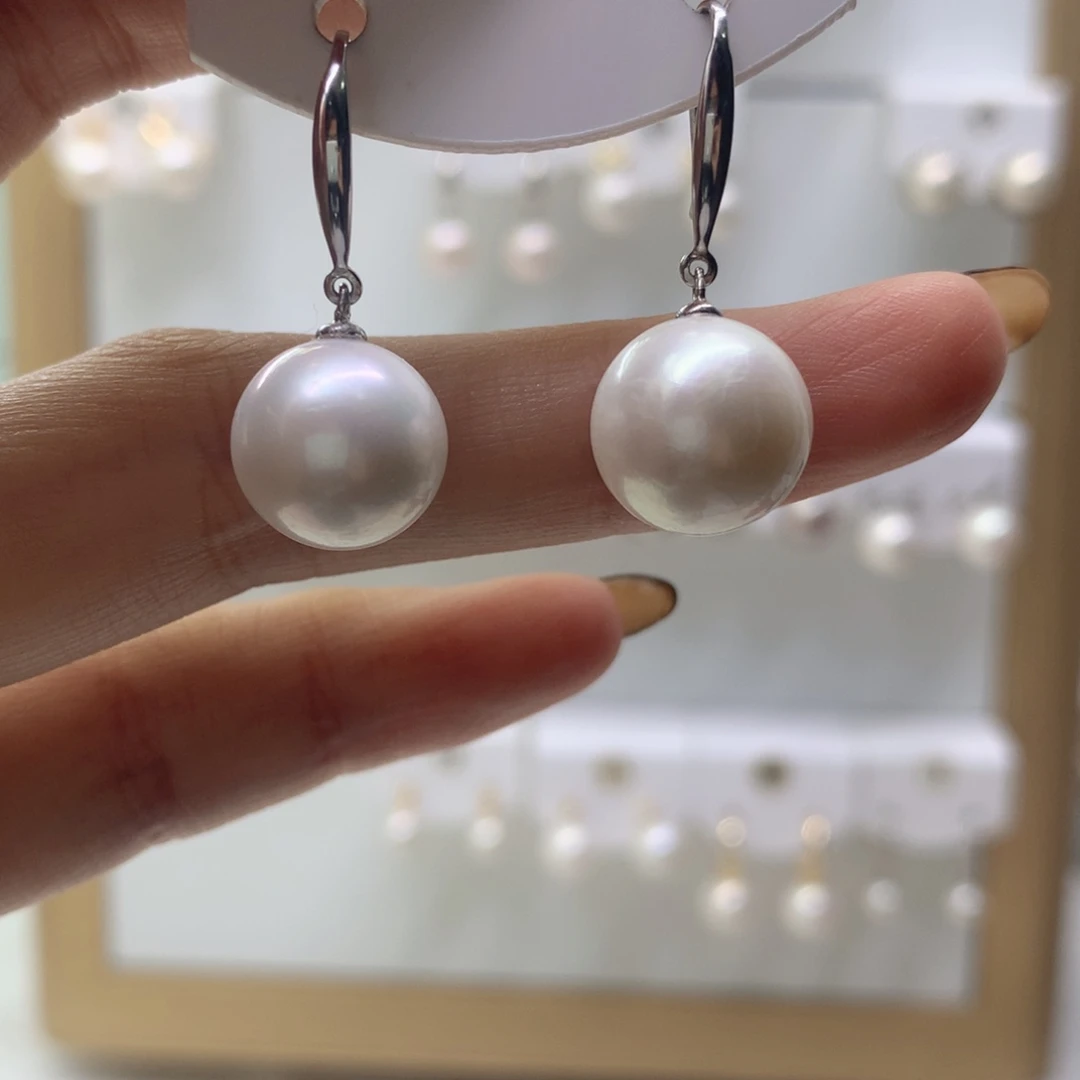 淡水珍珠裸珠银S925镶嵌