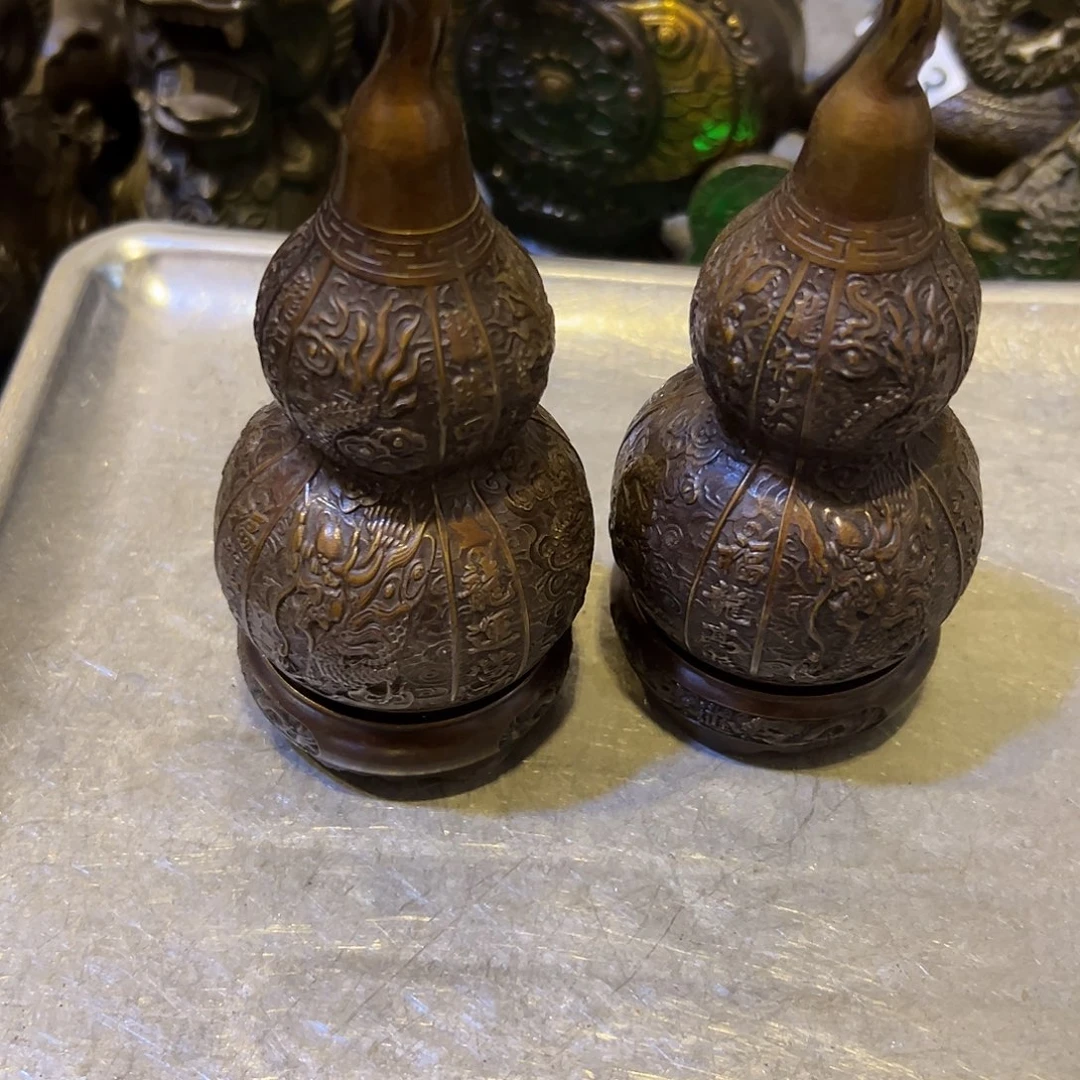 黄铜摆件，文房摆件