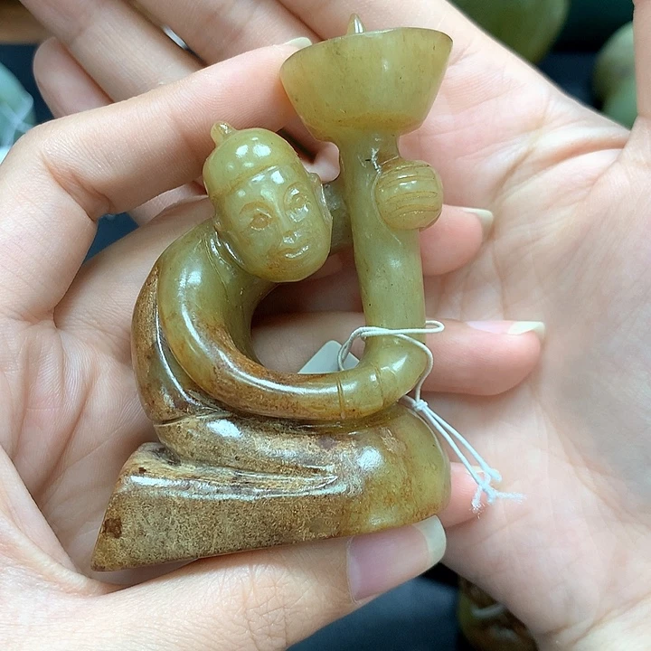 古***翁未镶嵌和田玉挂件