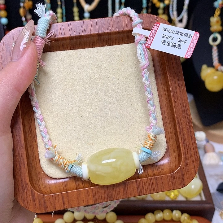 手链蜜蜡未镶嵌蜜蜡吊坠项链