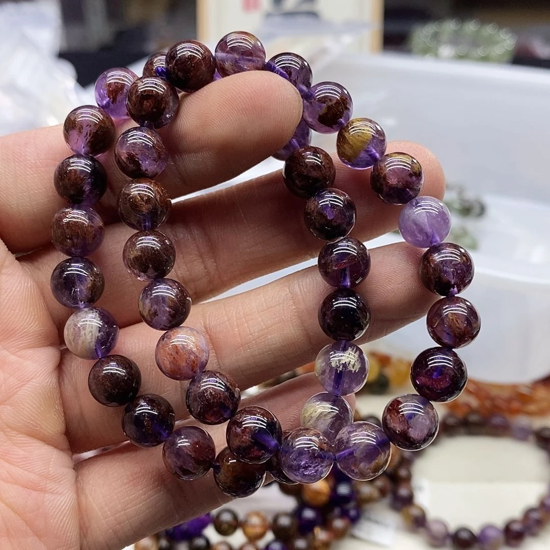 水晶手链未镶嵌多样性发货发一条