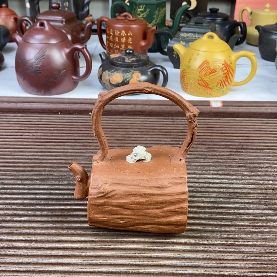 紫砂茶壶白6 枯木逢春