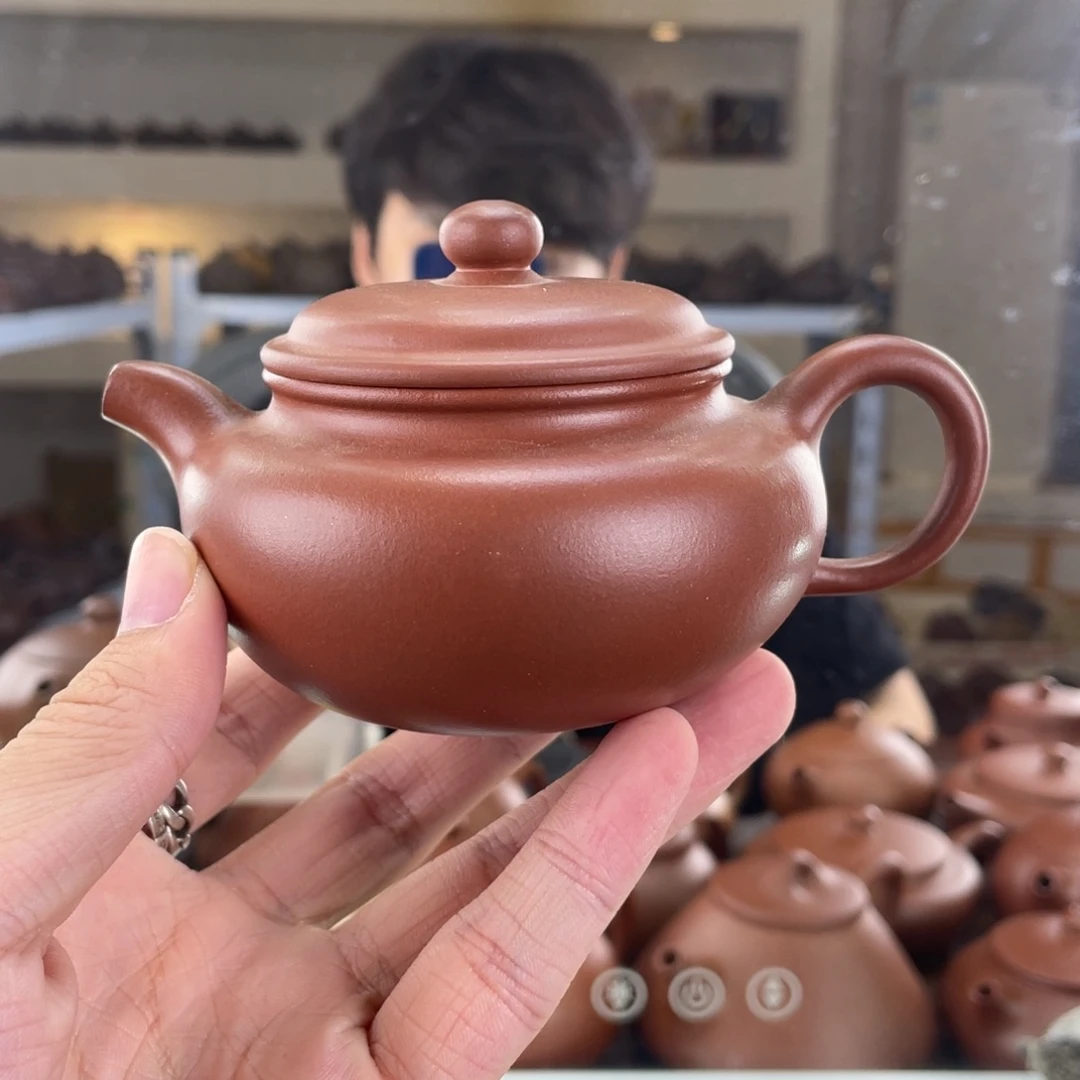茶壶紫砂170cc红皮龙茶壶